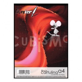 BLOCK A4 CARTULINA 25 HOJAS