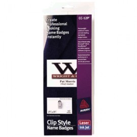 GAFETE CON CAIMAN AVERY 2 1/6X 31/2 CON 12...