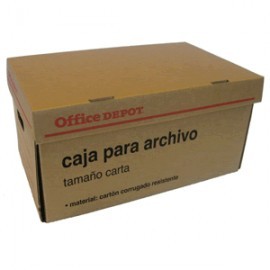 CAJA PARA ARCHIVO OFFICE DEPOT KRAFT CARTA