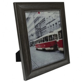 MARCO FRAGMENTS DE PLASTICO PLATINADO 8X10