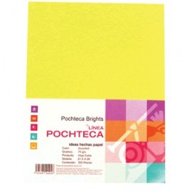 PAPEL BRIGHT YELLOW NEON CARTA 100 HOJAS...