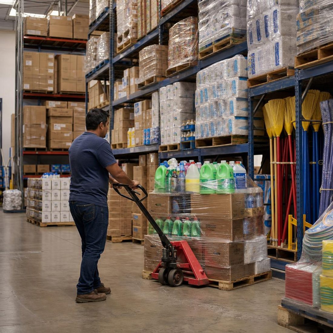 Almacén de producto de Material de Oficina en México